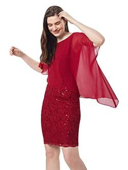 Swing Carmela Kleid, Rot (weinrot 6161), Herstellergröße:40 von Swing