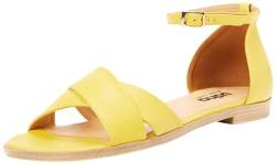 Swirlie Damen Ledersandalen, GELB, 39 EU von Swirlie