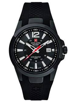 Swiss Alpine Military by Grovana Herrenuhr All Black 7058.1877 10ATM Swiss Made von Swiss Alpine Military by Grovana