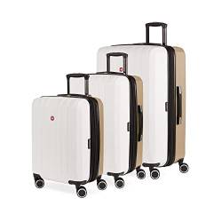 SwissGear 8028 Hardside Expandable Spinner Gepäck, Elfenbein/Taupe, 3-Piece Set (19/24/28), 8028 Hardside Expandable Spinner Gepäck von Swiss Gear