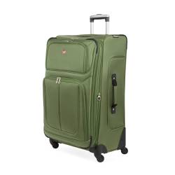 SwissGear Sion Softside Erweiterbares Gepäck, Evergreen, Checked-Medium 25-Inch, Sion Softside Erweiterbares Gepäck von Swiss Gear