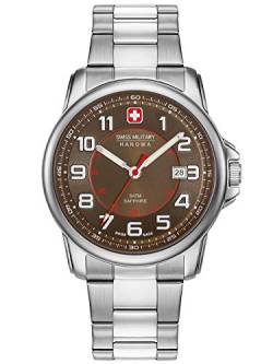 swiss military hanowa Unisex Erwachsene Analog Quarz Uhr mit Edelstahl Armband 06-5330.04.005 von Swiss Gear