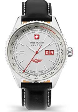 Swiss Military Hanowa Herren-Uhren Analog Quarz One Size Weiß 32019517 von Swiss Military Hanowa