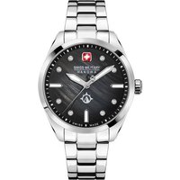 Swiss Military Hanowa Quarzuhr MOUNTAIN CRYSTAL, mit hochwertigem Edelstahl-Armband von Swiss Military Hanowa