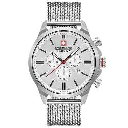 swiss military hanowa Unisex Erwachsene Analog Quarz Uhr mit Edelstahl Armband 06-3332.04.001.09 von Swiss Military Hanowa