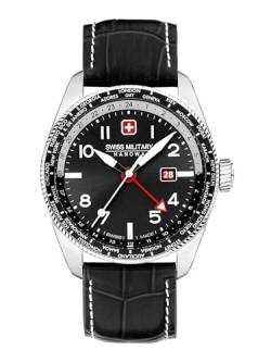 Swiss Military Herren Analog Quarz Uhr mit Leder Armband SMWGB0000504 von Swiss Military by Chrono