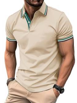 SwissWell Poloshirt Herren Kurzarm Klassisch Golf Shirts Atmungsaktiv Sommer Freizeit Sport Baumwolle Polo Shirts Männer von SwissWell