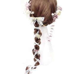 11 x japanisches Haar mit bunten Blumen, Haarband für Damen, Urlaub, Sommer, Frühling, Absolventen, Kopfschmuck für Damen, dekorativ, japanische Blume, Haar für Haar, einfach von Sxett