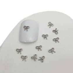3D-Nagelverzierungen aus Metall, 20 Stück, Schleifen-Nageldekorationen für individuelle Stile, Nagelverzierungen von Sxett