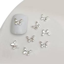 3D-Nagelverzierungen aus Metall, 20 Stück, Schleifen-Nageldekorationen für individuelle Stile, Nagelverzierungen von Sxett