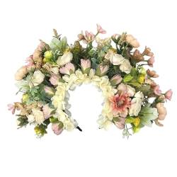 Braut-Stirnbänder, Blumen-Haarbänder, Blumen-Girlanden, Haarkranz, Brautblume für Hochzeit, Blume für Damen, Großpackung von Sxett