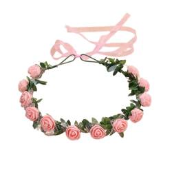 Brautblume für Hochzeit, Blumen-Haarbänder, Braut-Stirnbänder, Blumengirlanden, Haarkranz, Blumengirlanden von Sxett