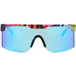 Coole Sport-Sonnenbrille für Damen und Herren, Outdoor-Fahrradbrille, Anti-UV-Sonnenbrille, beliebte Brillen, winddichte Sonnenbrille, Sonnenbrille für Bergsteigen, a von Sxett