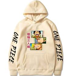 Sybnwnwm Kapuzenpullover ONE Piece Hoodie Luffy Anime Casual Herren Streetwear Hoodie von Sybnwnwm