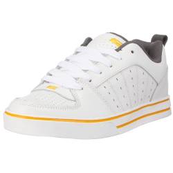 Sykum 51404075 SYKUM Imperial Slim - white/ yellow 7,5, Unisex - Erwachsene Sneaker, Weiss (white/ yellow), EU 28, (US 7,5) von Sykum