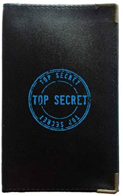 Schutzhülle für Kfz-Ausweise – Führerschein Top Secret, Graukarte, 0, Klassisch von Syl'la