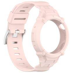 Sylphicryst Armband (mit Hülle) kompatibel mit vivo watch3/iQOO watch,verstellbare Ersatz-Sporthülle (mit Band),wasser- und schweißbeständig,Rosa von Sylphicryst