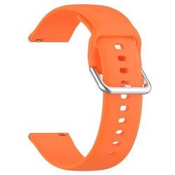 Sylphicryst Armband Kompatibel mit CMF Watch Pro(D395),Schnellspanner Silikon Verstellbare Sportarmbänder Universal für Frauen,wasserdichtes schweißfestes Armband,Orange von Sylphicryst