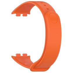 Sylphicryst Armband Kompatibel mit Honor band 9,Schnellspanner Silikon Verstellbare Sportarmbänder Universal für Männer und Frauen,wasserdichtes schweißfestes Armband,Orange von Sylphicryst