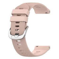 Sylphicryst Armband Kompatibel mit armin Venu 3S/Forerunner265S,Quick Release Silikonarmband,Unisex,wasserdicht und schweißfest,Rosa von Sylphicryst