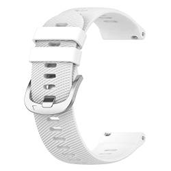 Sylphicryst Armband Kompatibel mit armin Venu 3S/Forerunner265S,Quick Release Silikonarmband,Unisex,wasserdicht und schweißfest,Weiß von Sylphicryst