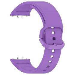 Sylphicryst Armband kompatibel mit Galaxy Fit3(SM-R390),Weiches Silikon armband mit Schnellverschluss,unisex,wasserdicht und sportlich,Violett von Sylphicryst