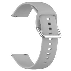 Sylphicryst Armband kompatibel mit Garmin Bounce,verstellbares Sportarmband aus Silikon mit Schnellverschluss,unisex, wasser- und schweißfestes Armband für Kinder,Grau von Sylphicryst
