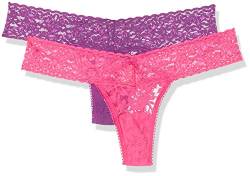 Sylvie Flirty Lingerie Damen String Aki 2er Pack, Pink/Purple, One Size von Sylvie Flirty Lingerie