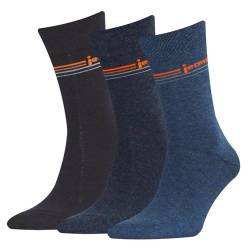 Sympatico Herren Socken JEANS 3er-Pack S43061, Größe:43-46, Farbe:jeans meliert/jeans/marine (99) von Sympatico