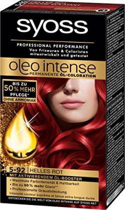 Syoss Oleo Intense Coloration 5-92 Helles Rot, 3er Pack (3 x 115 ml) von Syoss
