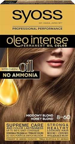 Syoss Oleo Intensiver Haarfarbstoff Mit Dauerhafter Färbung Mit 8-60 Honigblonden Ölen von Syoss