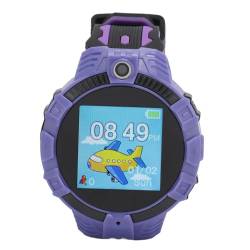 Syrisora ​​Kinderuhr, Kinder-Smartwatch, 1,3 Zoll IP67 Wasserdichte Multifunktionale HD-Kamera-Kinderuhr mit 16 Spielen, Musikuhr, Taschenlampe (Lila) von Syrisora