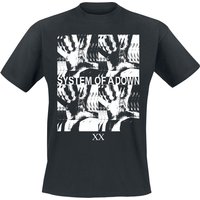 System Of A Down T-Shirt - Blackout - L bis XL - für Männer - Größe XL - schwarz  - Lizenziertes Merchandise! von System Of A Down