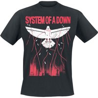 System Of A Down T-Shirt - Dove Overcome - XXL - für Männer - Größe XXL - schwarz  - Lizenziertes Merchandise! von System Of A Down