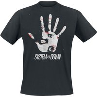 System Of A Down T-Shirt - Hand eye - M bis XXL - für Männer - Größe M - schwarz  - Lizenziertes Merchandise! von System Of A Down