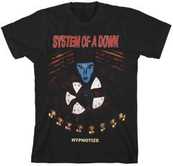 System Of A Down Unisex-Erwachsene Hypnotize T-Shirt, Schwarz, L von System Of A Down