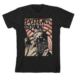 System of a Down Liberty Bandit T-Shirt, Schwarz, Klein von System of a Down