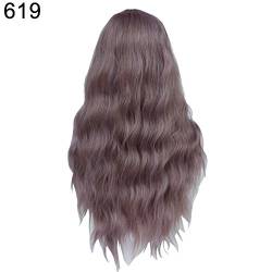 Sytaun Frauen Lange Lockige Perücken, Mode Cosplay Perücke mit Hochtemperatur-Faser Lockiges Haar 619 von Sytaun
