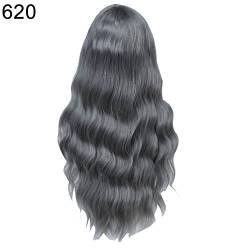 Sytaun Frauen Lange Lockige Perücken, Mode Cosplay Perücke mit Hochtemperatur-Faser Lockiges Haar 620 von Sytaun