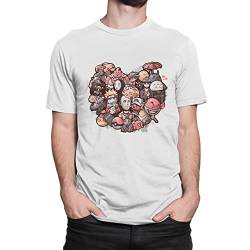 T-Nerds - Anime Love - Herren T-Shirt XL - weiß von T-Nerds