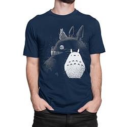 T-Nerds - Inking Totoro - Herren T-Shirt XXL - Navy von T-Nerds