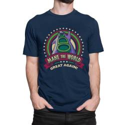 T-Nerds - Make The World Great Again - Herren T-Shirt S - Navy von T-Nerds