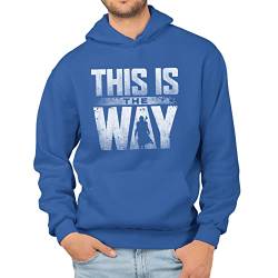 T-Nerds - This is The Way - Herren Hoodie XL - royal blau von T-Nerds