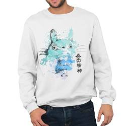 T-Nerds - Watercolor Spirit - Herren Pullover M - weiß von T-Nerds