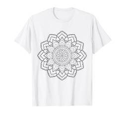 Mandala zum bemalen & ausmalen für Kinder T-Shirt von T-Shirt zum bemalen für Kinder Motiv & ausmalen