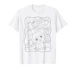 Panda Mandala zum bemalen & ausmalen für Kinder T-Shirt von T-Shirt zum bemalen für Kinder Motiv & ausmalen