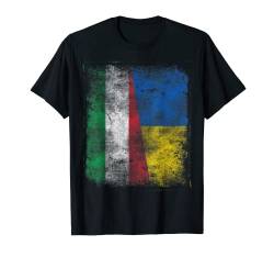 Italien Ukraine Flagge Freundschaft Frieden Solidarität T-Shirt von T-ShirtManiak
