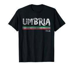 Umbria Italian Region Souvenir Italy Love Flag T-Shirt von T-ShirtManiak