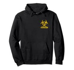 Vintage Style Biohazard Toxic Distressed Novelty Zombies Pullover Hoodie von T-ShirtManiak