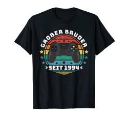 Herren Großer Bruder seit 1994 Geschenke Geburtstag Mann Gamer T-Shirt von T-Shirtfans